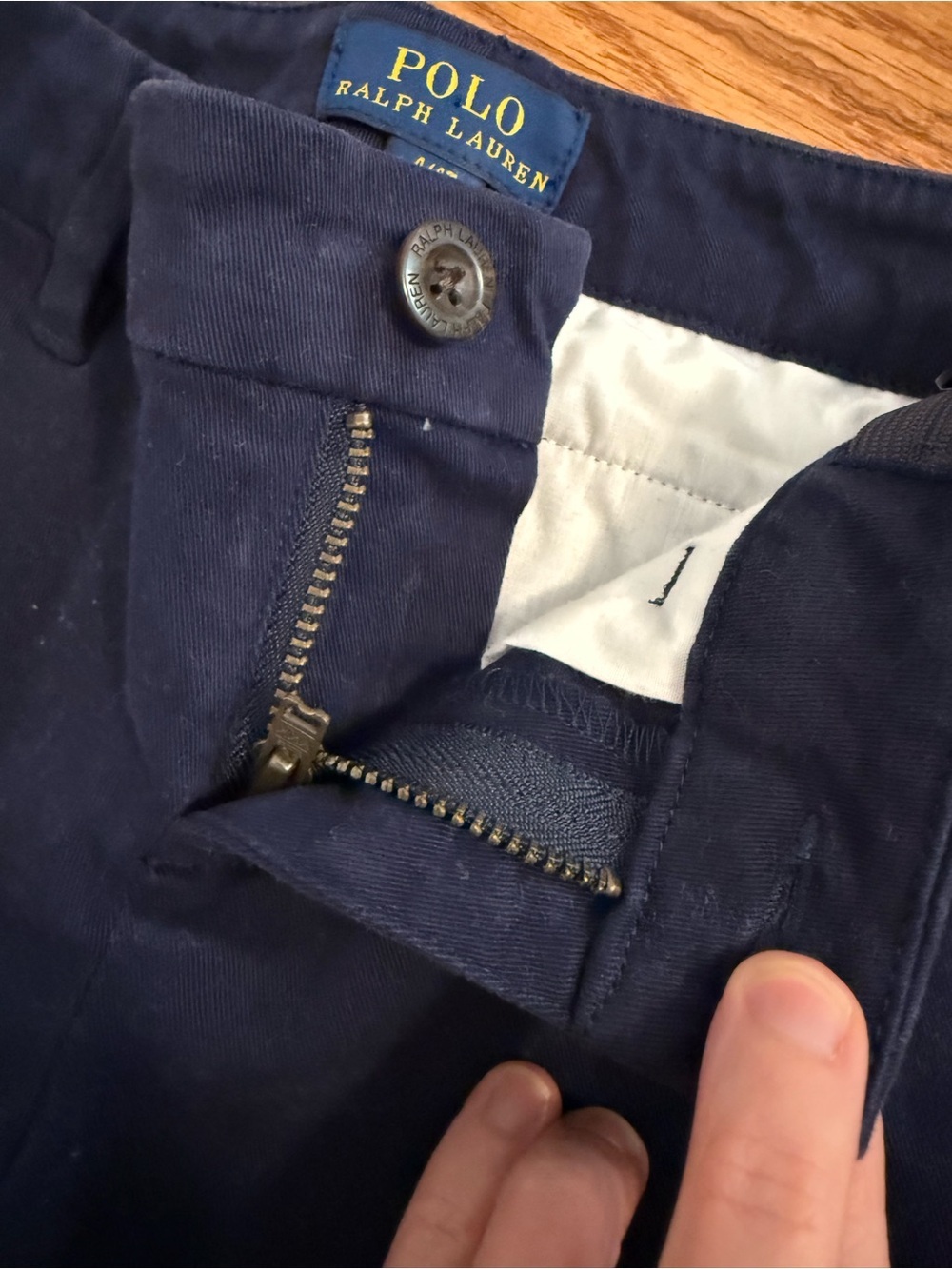 Polo Ralph Lauren Toddler Boy Navy Chino Pants size 4/4T - Picture 5 of 9